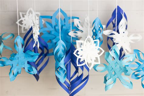 Kids Craft Room 3d Snowflake How To Make A 3d Paper Snowflake Cut A