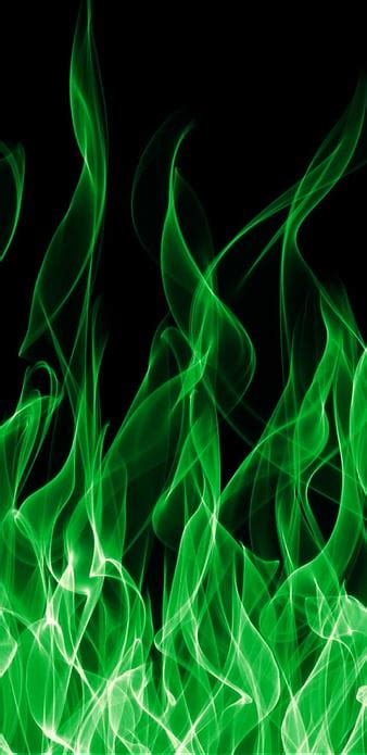 Green Flame Wallpaper