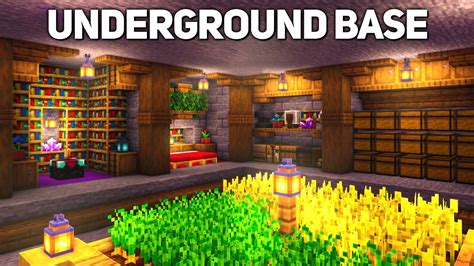 Minecraft Underground Base Tutorial How To Build 118 Youtube