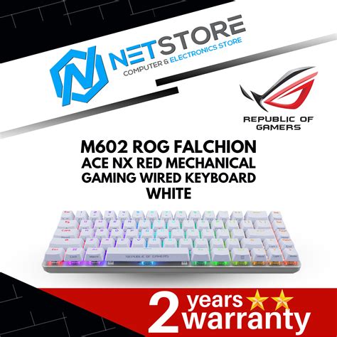 Asus M602 Rog Falchion Ace Nx Red Mechanical Gaming Wired Keyboard