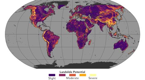A Global Landslide Potential Map That Updates Every 30 Minutes Gis Lounge