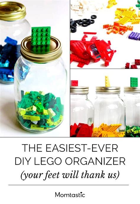 Daniel west's raspberry pi universal lego sorting machine is just what you need. The Easiest-Ever DIY Lego Organizer (Your Feet Will Thank Us) | Mason jar storage, Diy cleaning ...