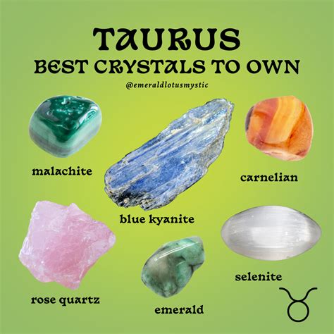 Taurus Best Crystals For Each Zodiac Sign — Emerald Lotus