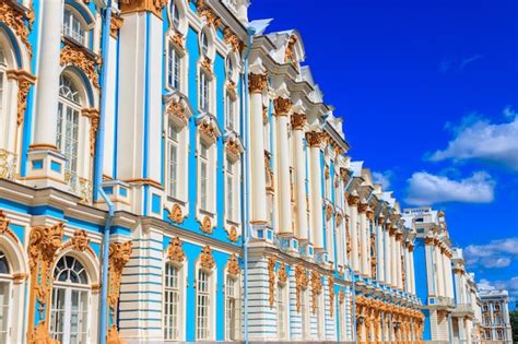 Premium Photo Catherine Palace Is A Rococo Palace Located In The Town