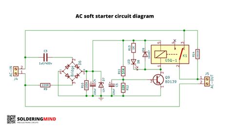 Soft Starter Circuit Diagram Soldering Mind