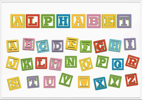 Abc Blocks Alphabet Blocks Clipart Abc Letter Clip Art Toy Blocks Hot