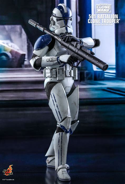 Hot Toys Tms022 Star Wars The Clone Wars 501st Battalion Clone Trooper