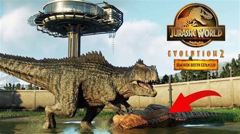 Giganotosaurus High Security Biosyn Facility Jurassic World Evolution 2 Dominion Dlc Speed Build