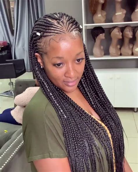 Cornrows Braids With Beads Video In 2020 Cornrow Hairstyles Hair Styles Braids With Beads