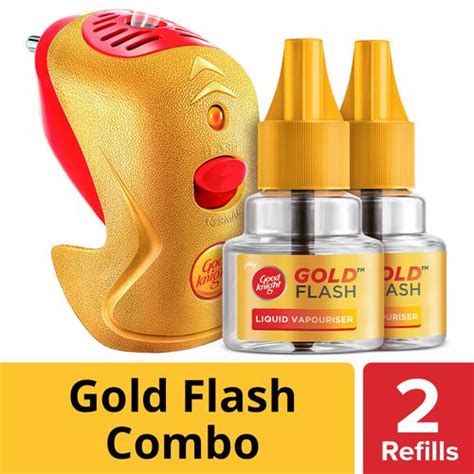 Buy Good Knight Gold Flash Liquid Vapourizer Mosquito Repellent Online