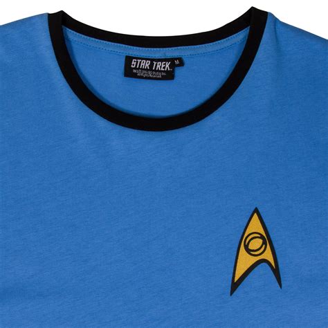 Star Trek Spock Scotty Captain Kirk Uniform Official T Mens T Shirt