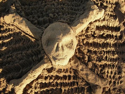 Pirate Skull In Sand Free Photo Download Freeimages