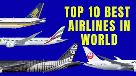 Top 10 Airlines Top 10 Airlines In The World Eddybogaert