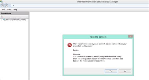 Iis Unable To Open Iis It Shows The Following Error Configuration Hot Sex Picture