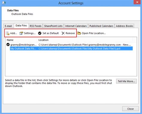 Create A New Outlook Profile Outlook Tips