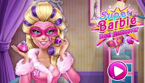 Barbie Real Makeover Games Super Barbie Real Makeover