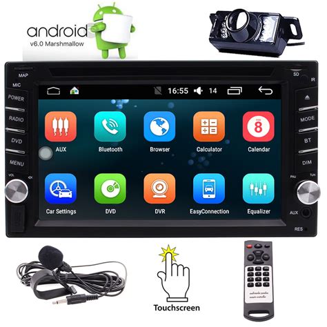 6 2 Inch Double DIN Car Radio 2 DIN Android Stereo DVD CD Player In