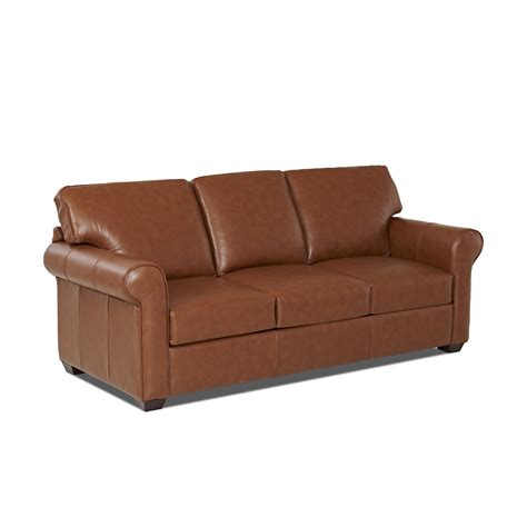 Wayfair Custom Upholstery Rachel Leather Sleeper Sofa & Reviews | Wayfair