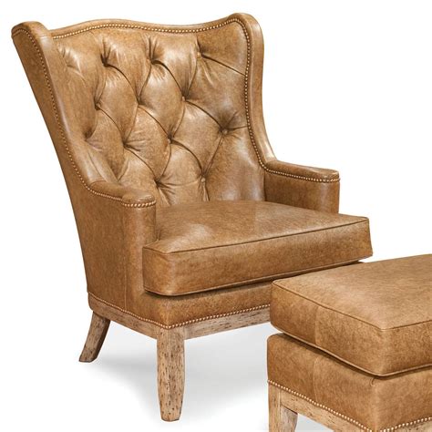 Fairfield Chairs 5155 01 Tufted Wing Chair With Nailhead Trim Upper Room Home Furnishings