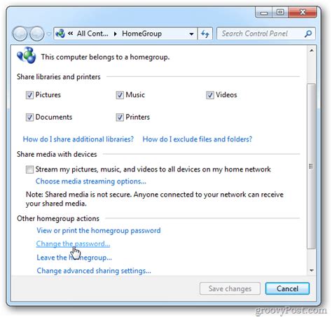 Windows 7 How To Set Up Homegroup Sharing
