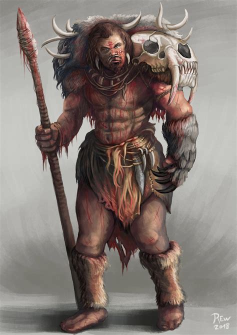 Caveman By Rew Character Design Fantasy Character Design Concept