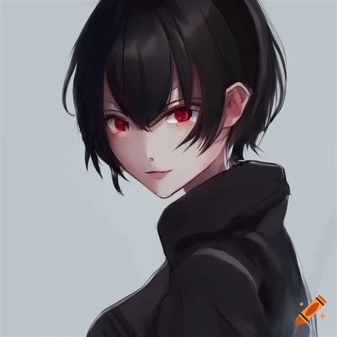 Picture Of A Tomboy Anime Girl With Black Hair