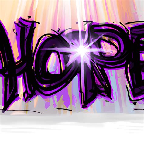 Hope Airbrush Word Art · Creative Fabrica