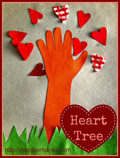 Valentines Day Craft Heart Tree Valentine Crafts Valentine Day