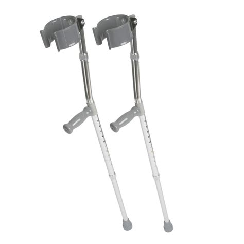 Heavy Duty Lightweight Bariatric Forearm Walking Crutches By Drive