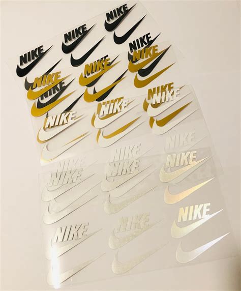 Diy Iron On Nike Logo Heat Transfer Label Sticker For T Shirt Etsy
