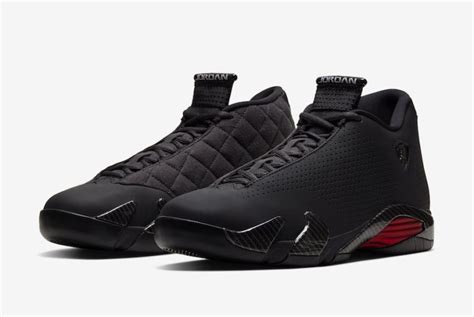 On this day five years ago, a retro jordan released for the first time that still has clout and now has a sequel. Air Jordan 14 Ferrari Black Anthracite Varsity Red BQ3685-001 Release Date - SBD