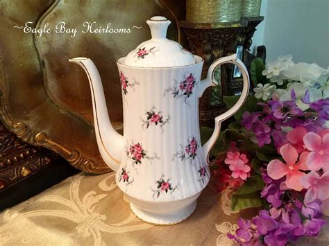 Princess House Windsor Rose Coffee Pot And Lid Teapot 35 Cup Made