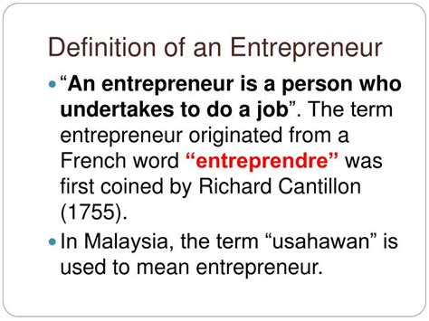 Ppt Theories And Concepts Of Entrepreneurship Powerpoint Presentation