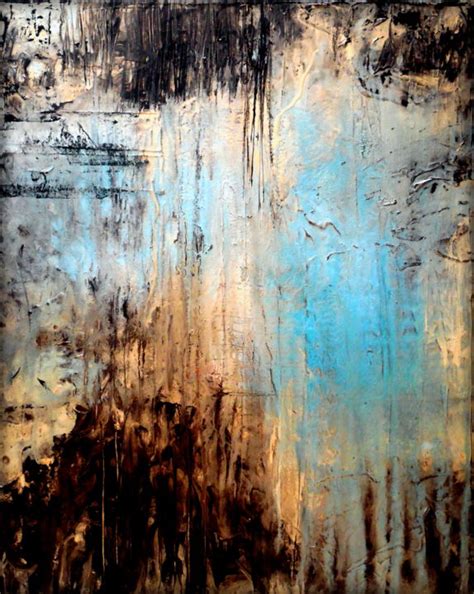Urban Chic Industrial Grunge Abstract Bl Painting By Holly Anderson