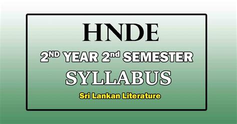 Sri Lankan Literature Syllabus Hnde E Kalvi Hot Sex Picture