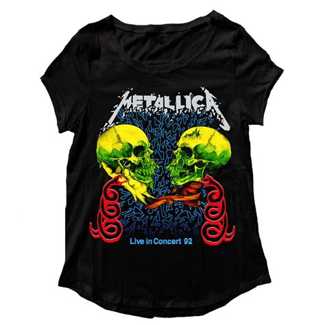 Scegli la consegna gratis per riparmiare di più. Live In Concert '92 Metallica Tour T-Shirt (Women's Cut)