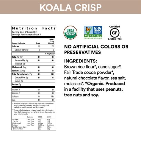 Most word processors, for example, move the cursor o. Envirokidz Koala Crisp Cereal - LIL'S DIETARY SHOP