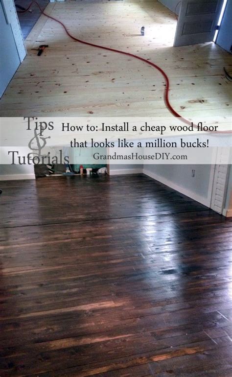 Let's look at other important features of rooftop flooring. Inexpensive wood floor that looks like a million dollars! Do it yourself! | Cheap wood flooring ...