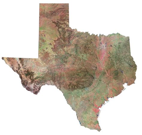 Map of Texas - Cities and Roads - GIS Geography