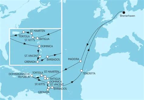 Mein Schiff Karibik Kreuzfahrt Routen Angebote Kreuzfahrt Org