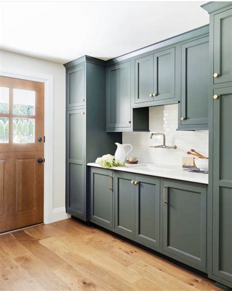 Holidays inspiration neutral colors organization paint rugh design featured color sherwin williams color of the month warm colors white paint colors. Pewter green by sherwin williams | Green cabinets, Home ...