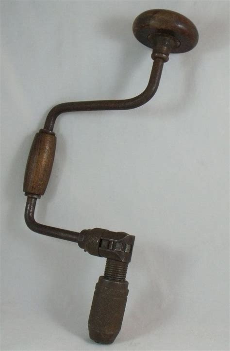 Vintage Antique Stanley Bit Brace Ratchet Hand Drill No 965 10in Old Tools Vintage Antiques