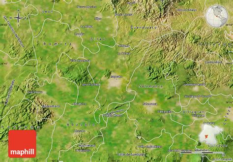 Satellite Map Of Irapuato