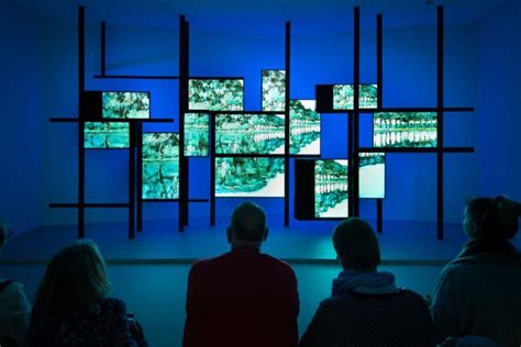 Piet Mondrian Wall Text Video Installation Interactive Installation