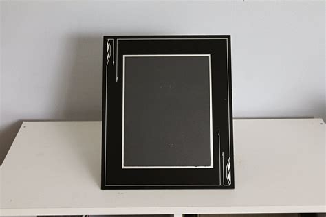 Vintage Art Deco Picture Frame Reverse Painted Picture Frame Etsy