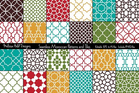 Seamless Moroccan Patterns And Tiles Moroccan Islamic Middle Eastern