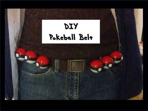 Here Is The Pokeballs Belt Tutorial Pokemon Diy Pokeball Cosplay Diy