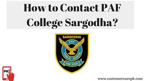 Paf College Sargodha Address Phone Number Email Id Website Youtube