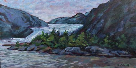 Mendenhall Glacier 2 Painting By David Dorrell Fine Art America