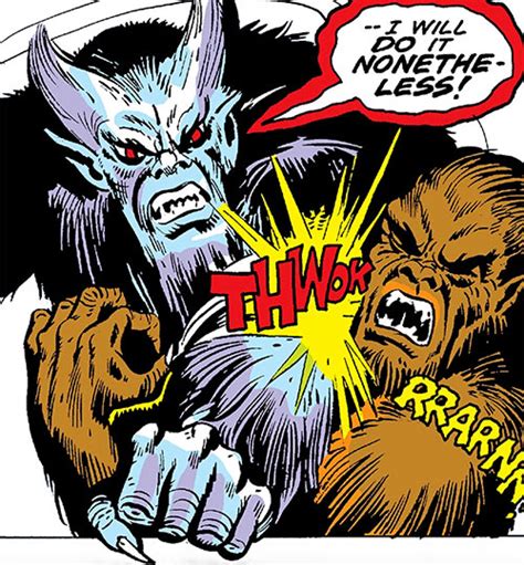 Krogg Marvel Comics Werewolf By Night Enemy Character Profile